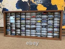 Display case cabinet for 1/64 diecast scale cars 100 Comp. #5 (READY TO SHIP)