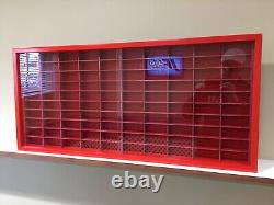 Display case cabinet for 1/64 diecast scale cars 100 Compartments