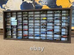 Display case cabinet for 1/64 diecast scale cars 100 Compartments WWH3