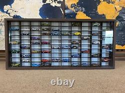 Display case cabinet for 1/64 diecast scale cars 100 Compartments WWH3