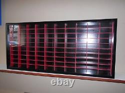 Display case cabinet for 1/64 diecast scale cars 100 Comprtments