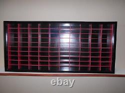 Display case cabinet for 1/64 diecast scale cars 100 Comprtments