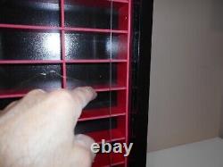 Display case cabinet for 1/64 diecast scale cars 100 Comprtments