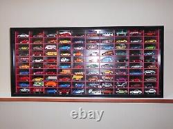 Display case cabinet for 1/64 diecast scale cars 100 Comprtments