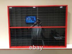 Display case cabinet for 1/64 diecast scale cars 160 Compartments