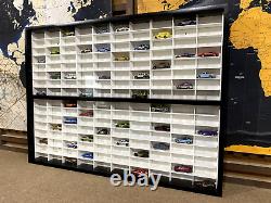 Display case cabinet for 1/64 diecast scale cars 160 Compartments