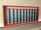 Display case cabinet for 1/64 diecast scale cars 91 Compartments