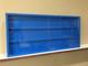 Display case cabinet for baseball cards & others 3 Compartments (Made in USA)