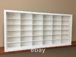 Display case cabinet for diecast 1/43 scale cars 36 Compartments