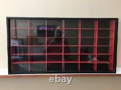 Display case cabinet for diecast 1/43 scale cars 36 Compartments