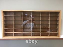 Display case cabinet for diecast 1/43 scale cars 36 Compartments