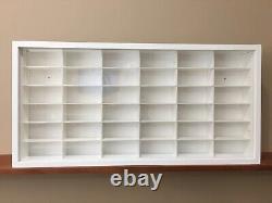 Display case cabinet for diecast 1/43 scale cars 36 Compartments