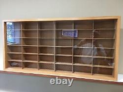 Display case cabinet for diecast 1/43 scale cars 36 Compartments