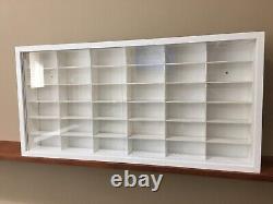 Display case cabinet for diecast 1/43 scale cars 36 Compartments