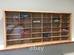 Display case cabinet for diecast 1/43 scale cars 36 Compartments