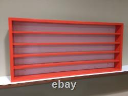 Display case cabinet for diecast 1/43 scale cars 5 Compartments (Made in USA)