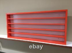 Display case cabinet for diecast 1/43 scale cars 5 Compartments (Made in USA)