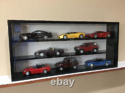 Display case cabinet shelves for 1/18 scale cars 3 Compartments