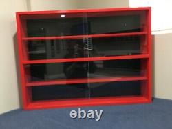 Display case cabinet shelves for diecast 1/18 scale cars 4 Compartments