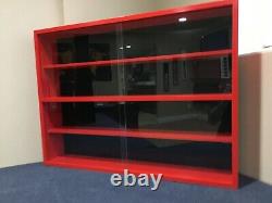 Display case cabinet shelves for diecast 1/18 scale cars 4 Compartments