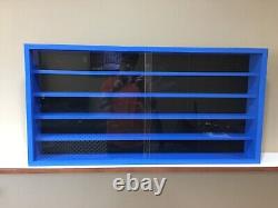 Display case cabinet shelves for diecast 1/43 scale cars 5 Compartments