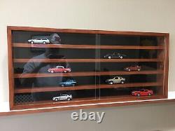 Display case cabinet shelves for diecast 1/43 scale cars 5 Compartments