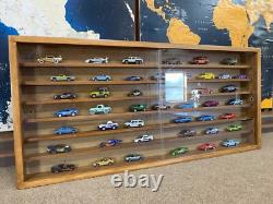 Display case cabinet shelves for diecast 1/64 scale cars 7 Compartments