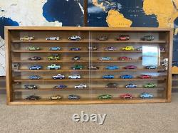 Display case cabinet shelves for diecast 1/64 scale cars 7 Compartments
