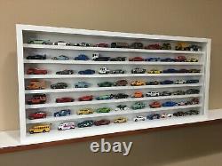 Display case cabinet shelves for diecast 1/64 scale cars 7 Compartments