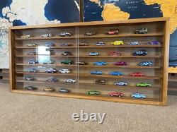 Display case cabinet shelves for diecast 1/64 scale cars 7 Compartments