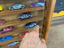 Display case cabinet shelves for diecast 1/64 scale cars 7 Compartments