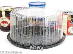 Disposable/Reusable Plastic Display Cake Carriers for 9 2-3 layer cakes
