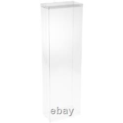 DollSafe Clear Folding Display Box for 17-18.5 inch Dolls, 6 W x 3 D x 19 H