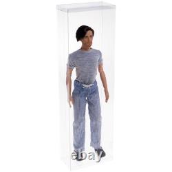DollSafe Clear Folding Display Box for 17-18.5 inch Dolls, 6 W x 3 D x 19 H