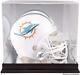 Dolphins Mahogany Helmet Display Case with Mirror Back