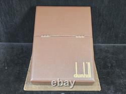 Dunhill Storage/Display Case Salesman Box Holds 6 Pipes Light Brown #3
