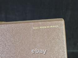 Dunhill Storage/Display Case Salesman Box Holds 6 Pipes Light Brown #3