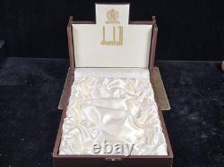 Dunhill Storage/Display Case Salesman Box Holds 6 Pipes Light Brown #3