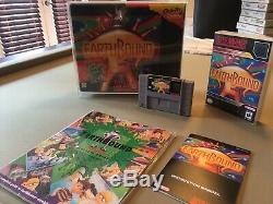EarthBound Super Nintendo SNES BIG BOX, GUIDE with SCRATCH N SNIFF + Display Case