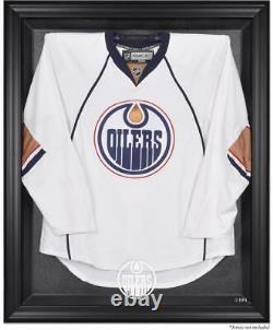 Edmonton Oilers Black Framed Logo Jersey Display Case Fanatics