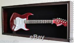 Electric Guitar Display Case Wall Cabinet Shadow Box, Measure before Buy