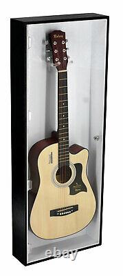 Electric Guitar Display Case Wall Cabinet Shadow Box, Measure before Buy, AGTAR4