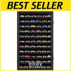Elegant Diecast Display Case for 1/64-1/43 Scale Cars Wall Mountable Rack