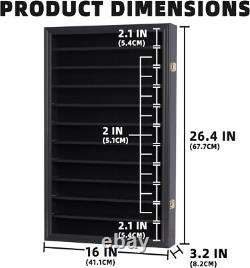 Elegant Diecast Display Case for 1/64-1/43 Scale Cars Wall Mountable Rack