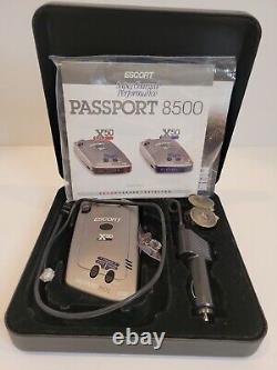 Escort Passport 8500 X50 Radar Detector Red Display With Case and Box