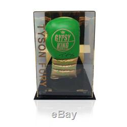 Exclusive Gypsy King Tyson Fury Signed Boxing Glove Display Case Proof Rare