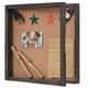 Extra Large Shadow Box 20x20, Square Boxes Display Cases Weathered Black