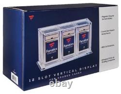 Fanatics Collectibles 12 Slot Vertical Display Case For Graded Cards