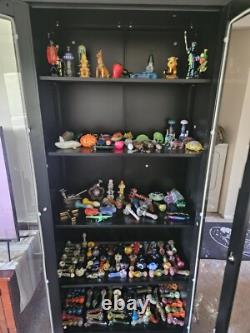 Figure Display Case 5 Tier 71 Tall Minifigures Diecast Car Glass Doors Cabinet