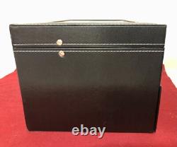 For 20 Watches Box Showcase Display Jewel Case Housing Black